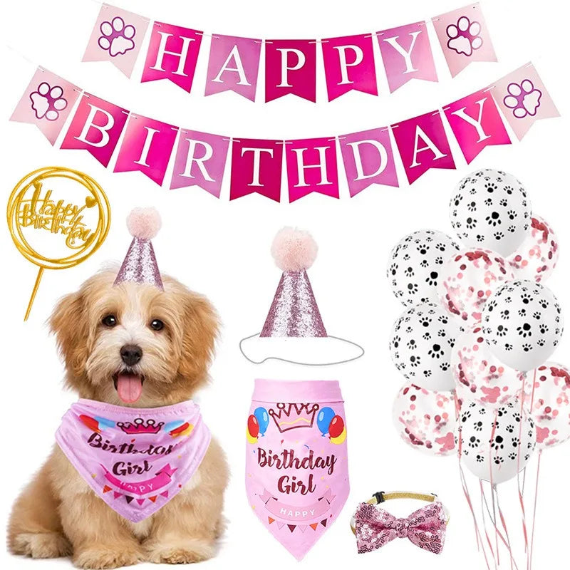 Cute Pet Party Decor Set