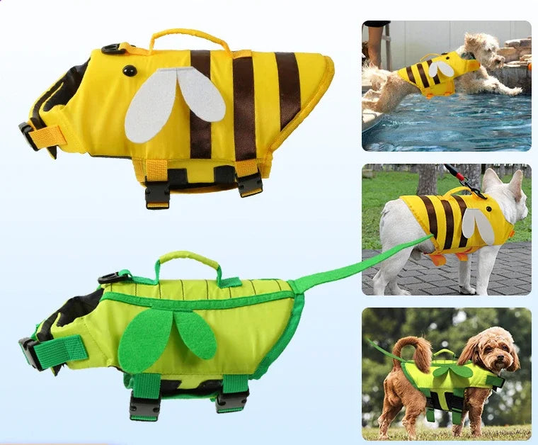 Bee-Style Dog Life Jacket