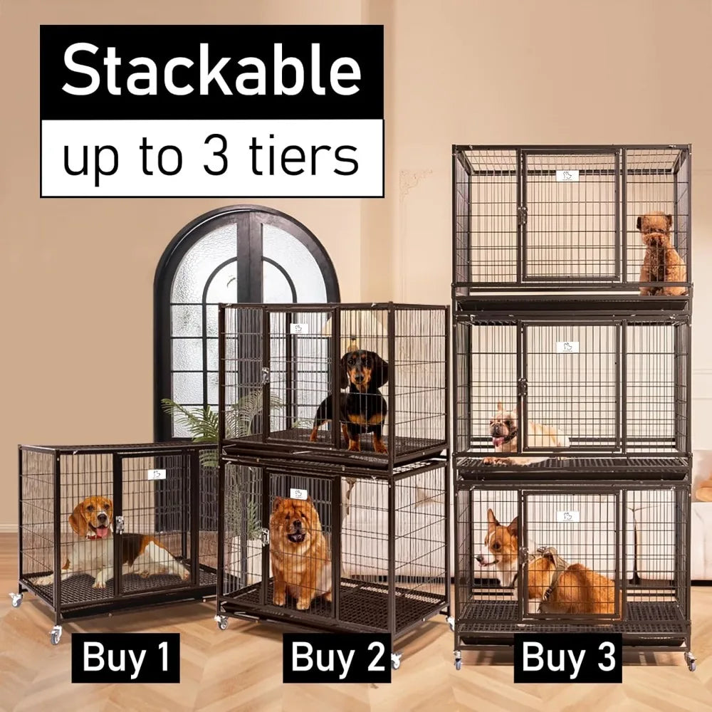 Stackable Heavy Duty Dog Cage