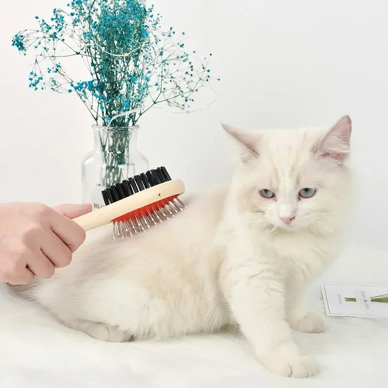 2-in-1 Pet Grooming Brush